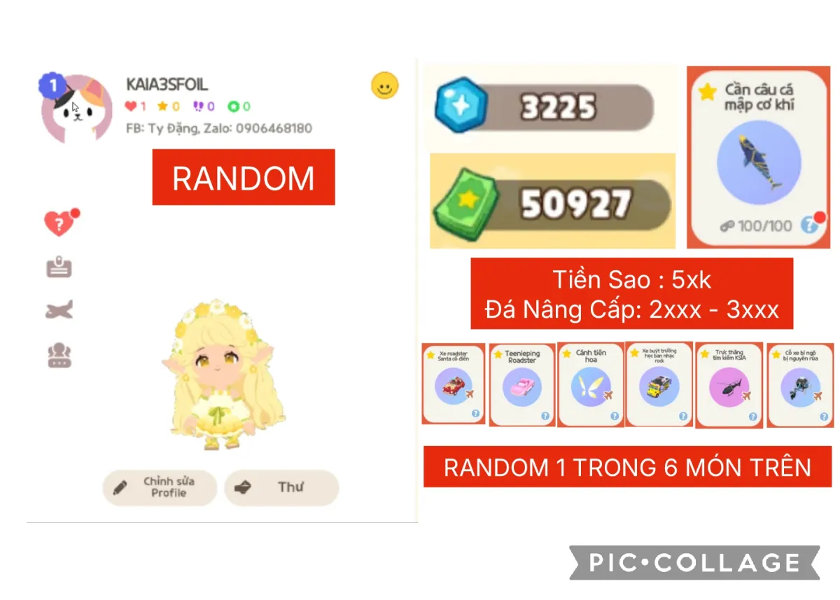 Tài khoản game: ⭐150K⭐ACC RANDOM SK + RED CƠ KHÍ