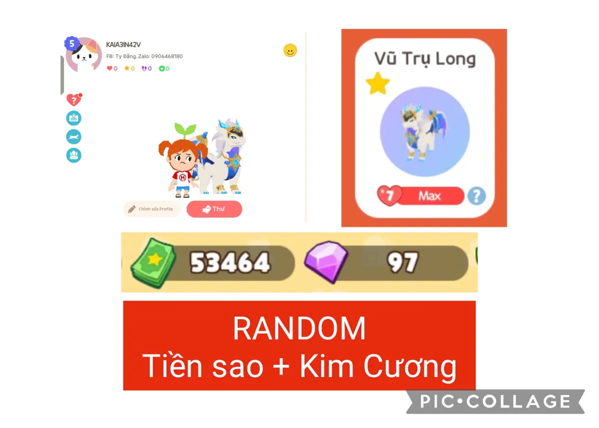 Tài khoản game: ⭐20K⭐ACC RANDOM RED RỒNG VŨ TRỤ LONG